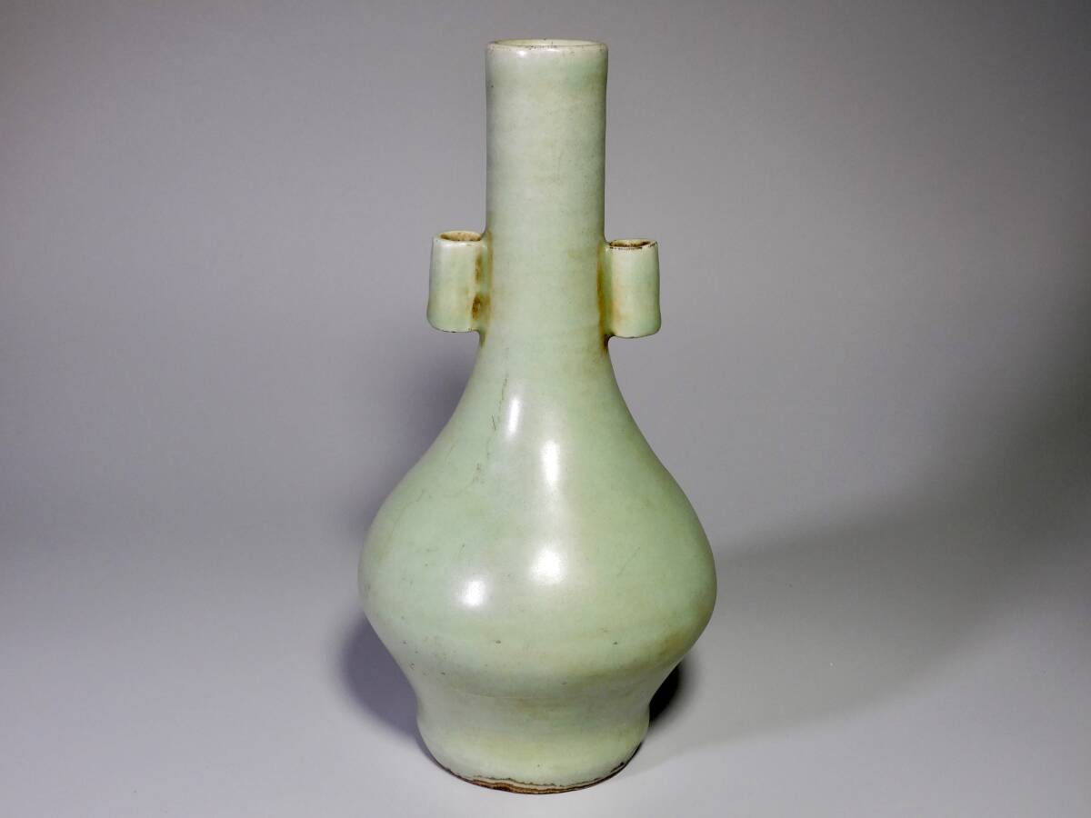 龍泉窯双耳花生 人気のファッションブランド! 龍泉窯双耳花生 工芸品 - 工芸品