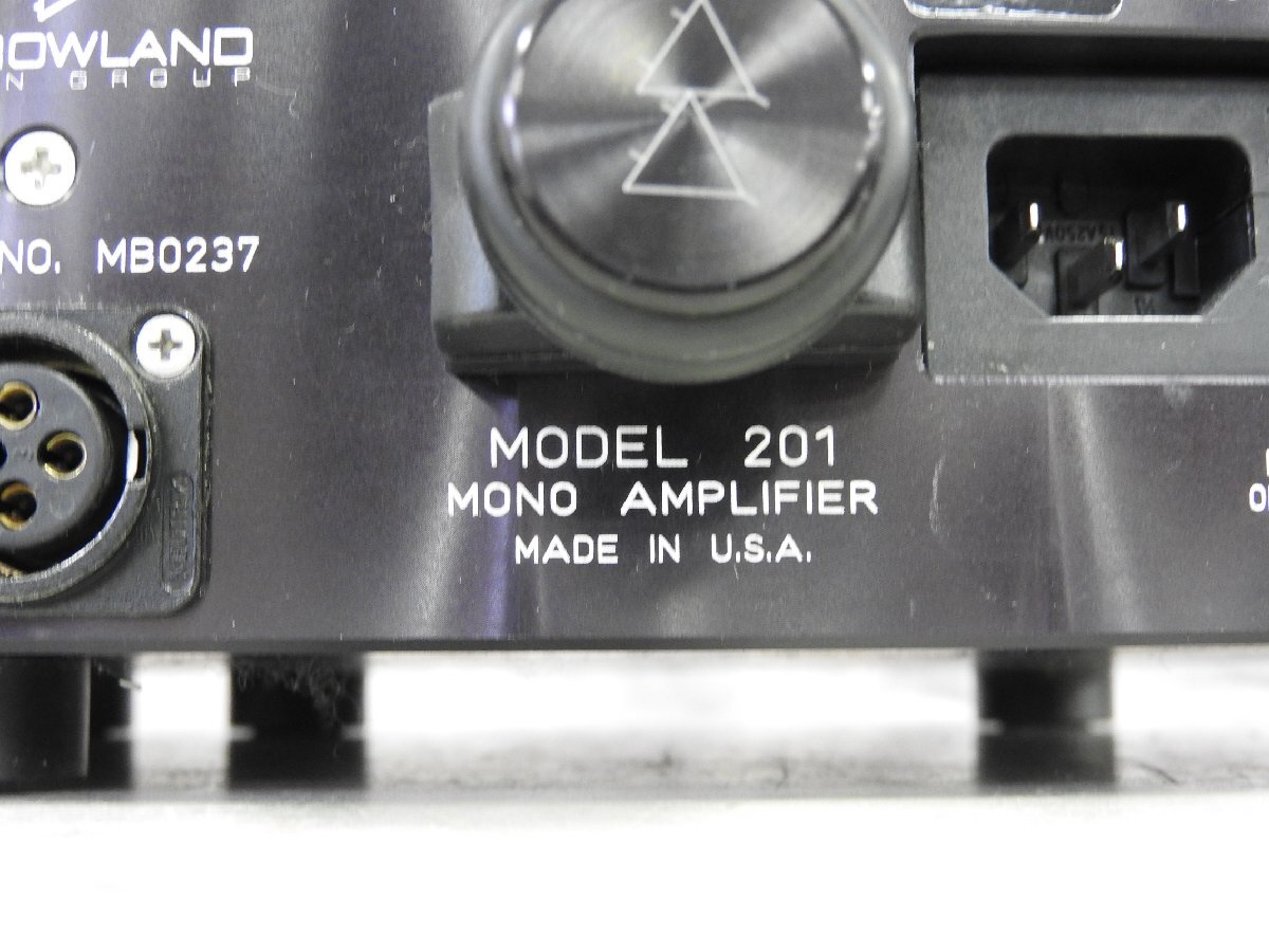 [C]JEFF ROWLAND MODEL 201 усилитель мощности пара Джеф Roland 3047779