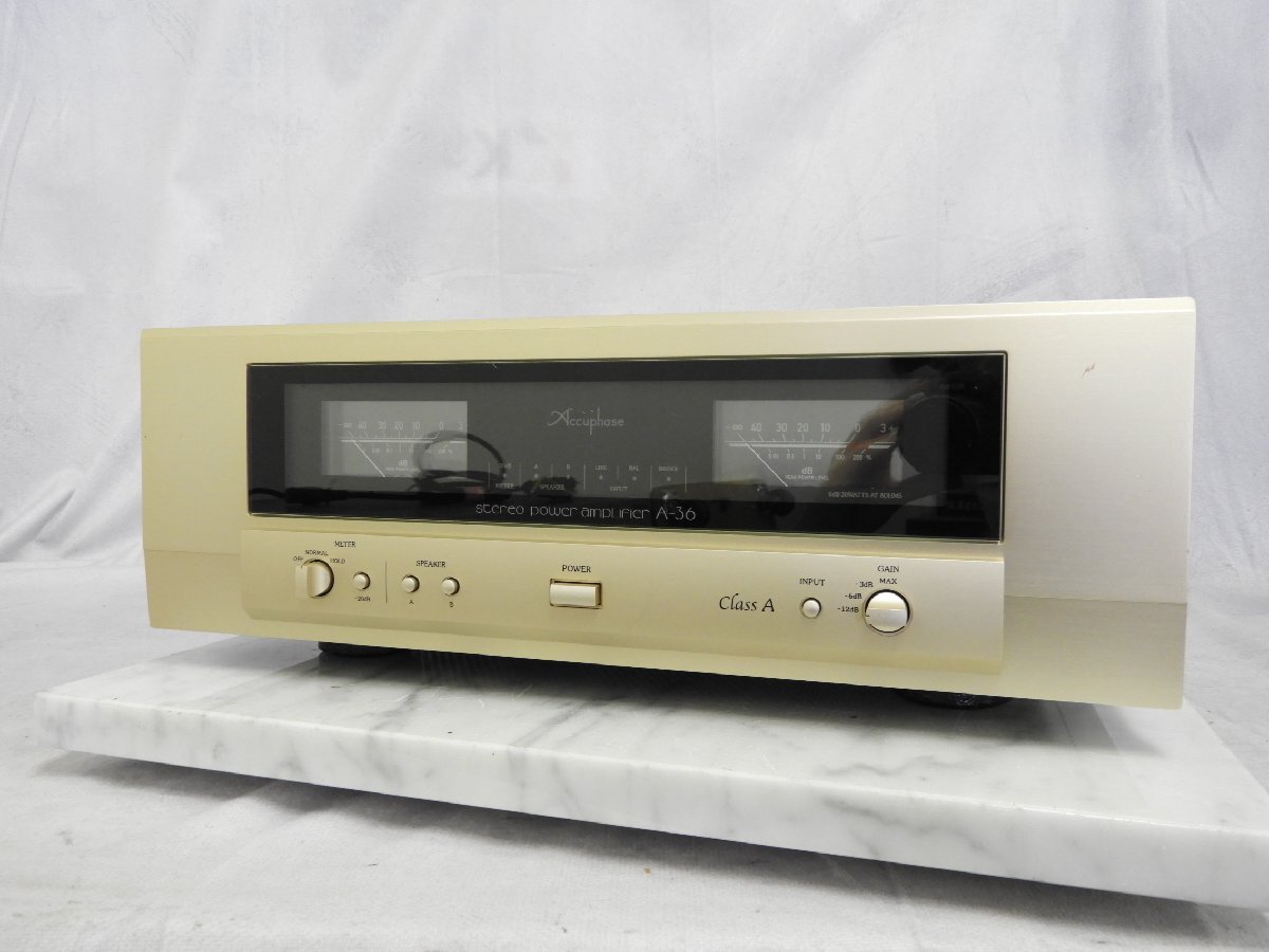 【C】Accuphase A-36 パワーアンプ アキュフェーズ 3049438