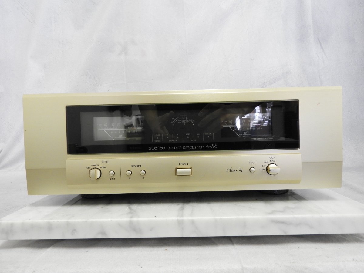 【C】Accuphase A-36 パワーアンプ アキュフェーズ 3049438
