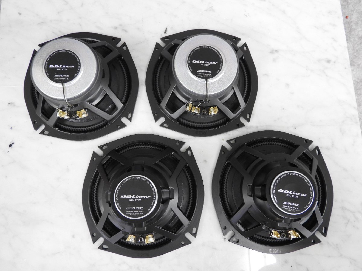 【B】 ALPINE KTX-Y177B/KTX-Y175B/DDL-RT17C/DDL-RT17S スピーカーセット 3049518
