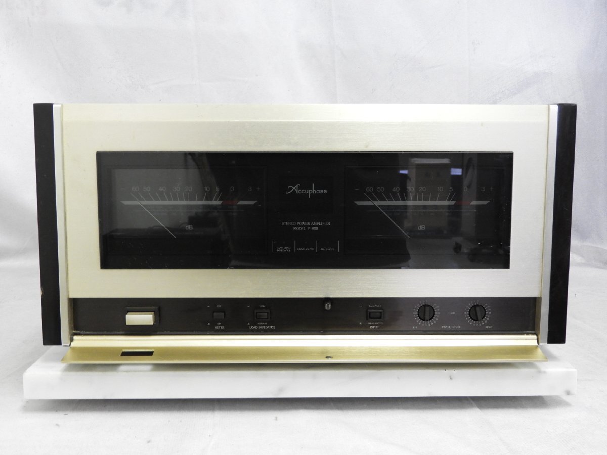 【D】Accuphase P-800 パワーアンプ アキュフェーズ 3049635