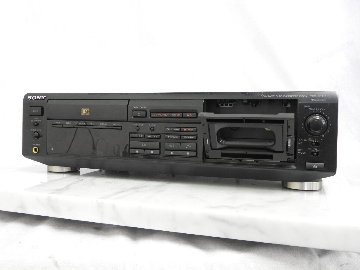 J】SONY TXD-RE210 CD/カセットデッキ ソニー 3050021-【公式