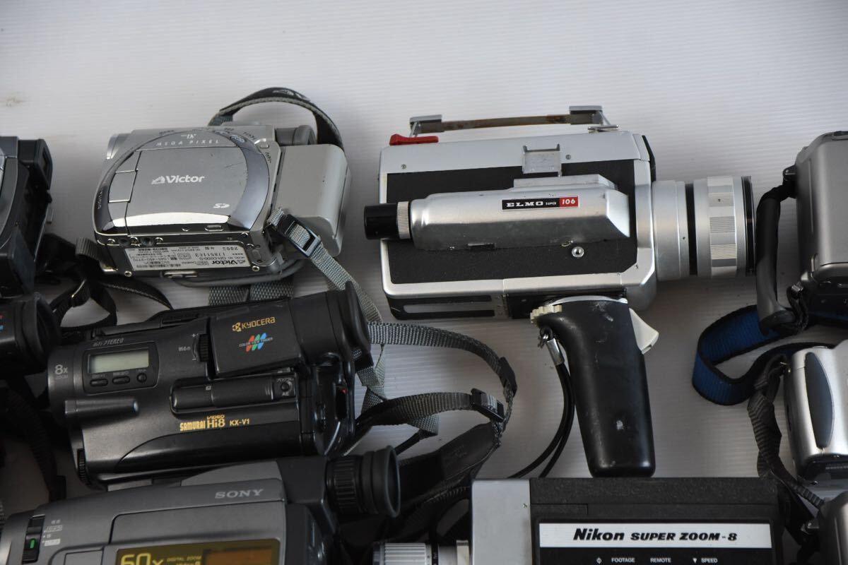 ビデオカメラ SONY Victor kenko yashica Nikon ELMO まとめ 大量 いろいろ 復(fù)數(shù) A