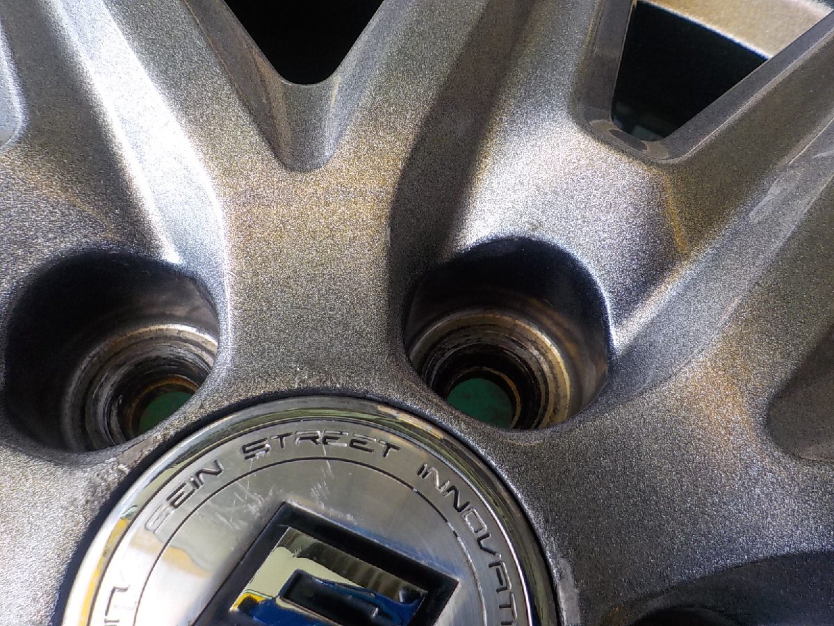 D15033 ＳＥＩＮ プリウス ウィッシュ プレミオ カローラツーリング 等 ブリザック ＶＲＸ２ 195/65R15 付き ６Ｊ +４５ PCD100