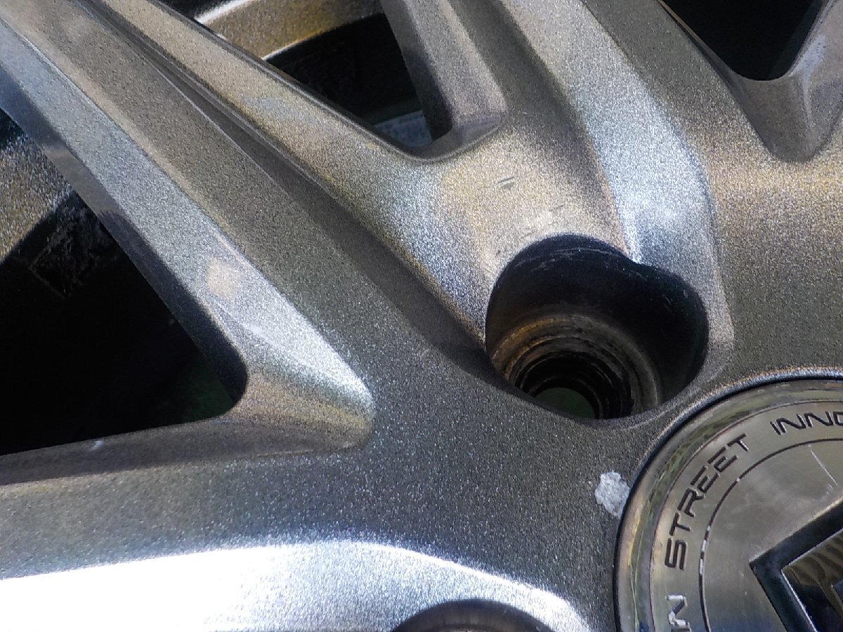 D15033 ＳＥＩＮ プリウス ウィッシュ プレミオ カローラツーリング 等 ブリザック ＶＲＸ２ 195/65R15 付き ６Ｊ +４５ PCD100