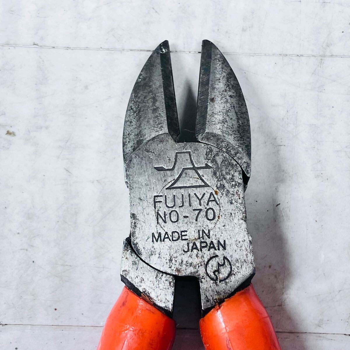 中古品 フジ矢 ニッパー No.70 全長160mm
