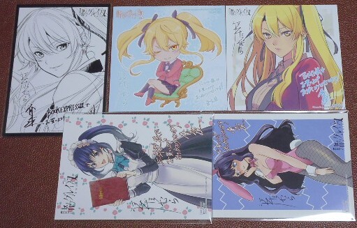 コミック 賭ケグルイ双 購入特典 イラストカード 複製ミニ色紙 コミック 賭ケグルイ双 購入特典 イラストカード 複製ミニ色紙