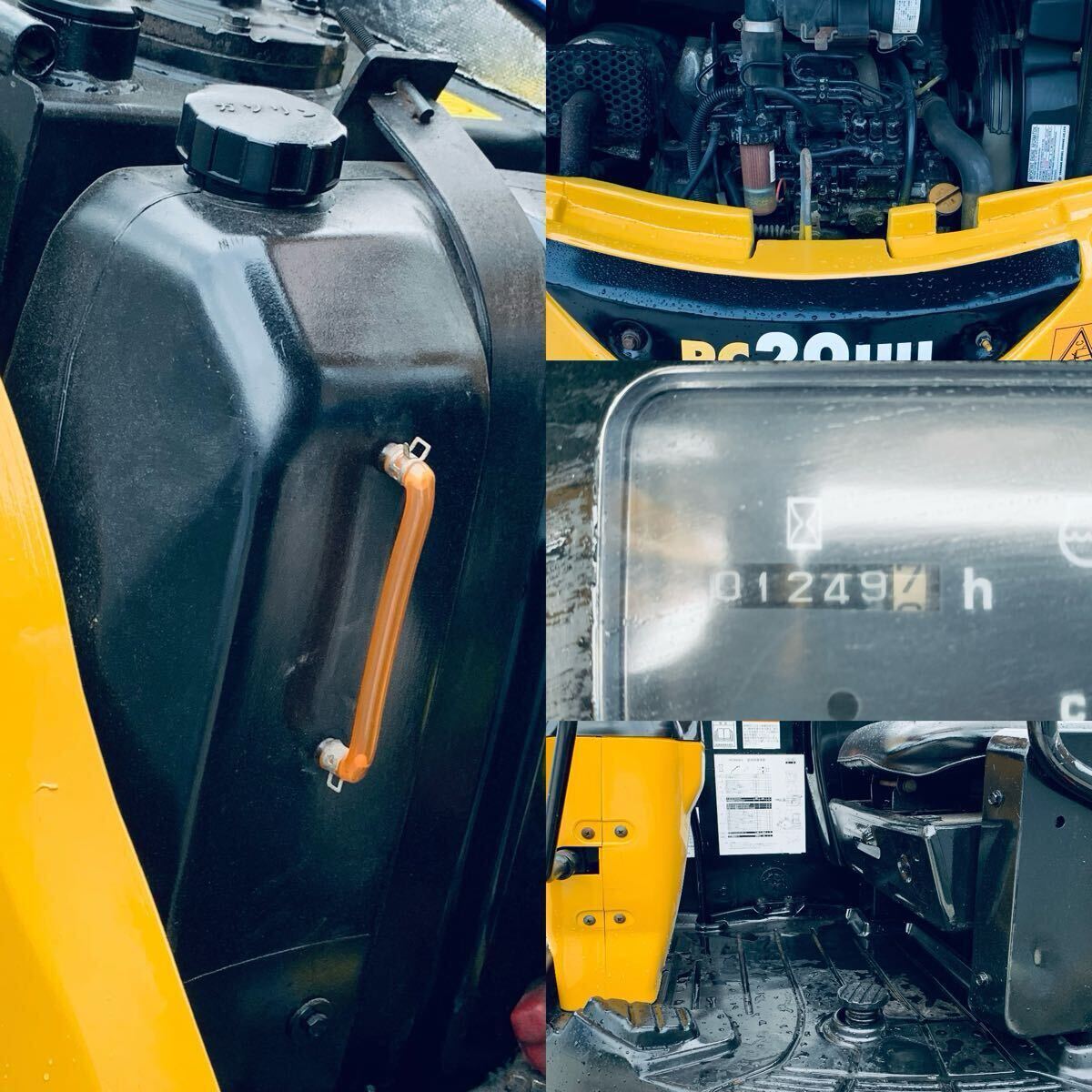  Komatsu pc20uu-3*2 тонн Class * Mini Yumbo * гидравлический совок * время работы 1249h* новый товар зажим * скоростей имеется * счетчик вес имеется * резиновая гусеница 
