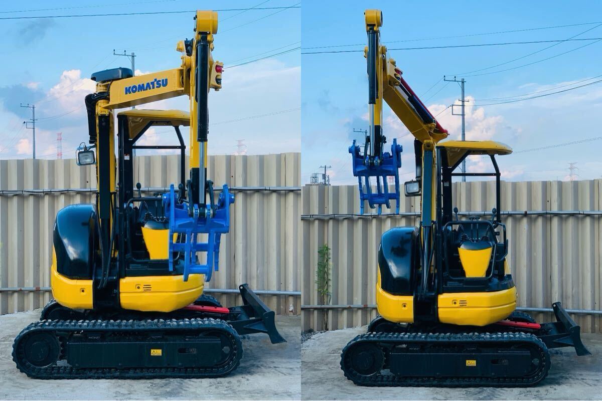  Komatsu pc20uu-3*2 тонн Class * Mini Yumbo * гидравлический совок * время работы 1249h* новый товар зажим * скоростей имеется * счетчик вес имеется * резиновая гусеница 