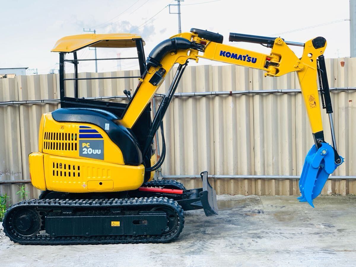  Komatsu pc20uu-3*2 тонн Class * Mini Yumbo * гидравлический совок * время работы 1249h* новый товар зажим * скоростей имеется * счетчик вес имеется * резиновая гусеница 