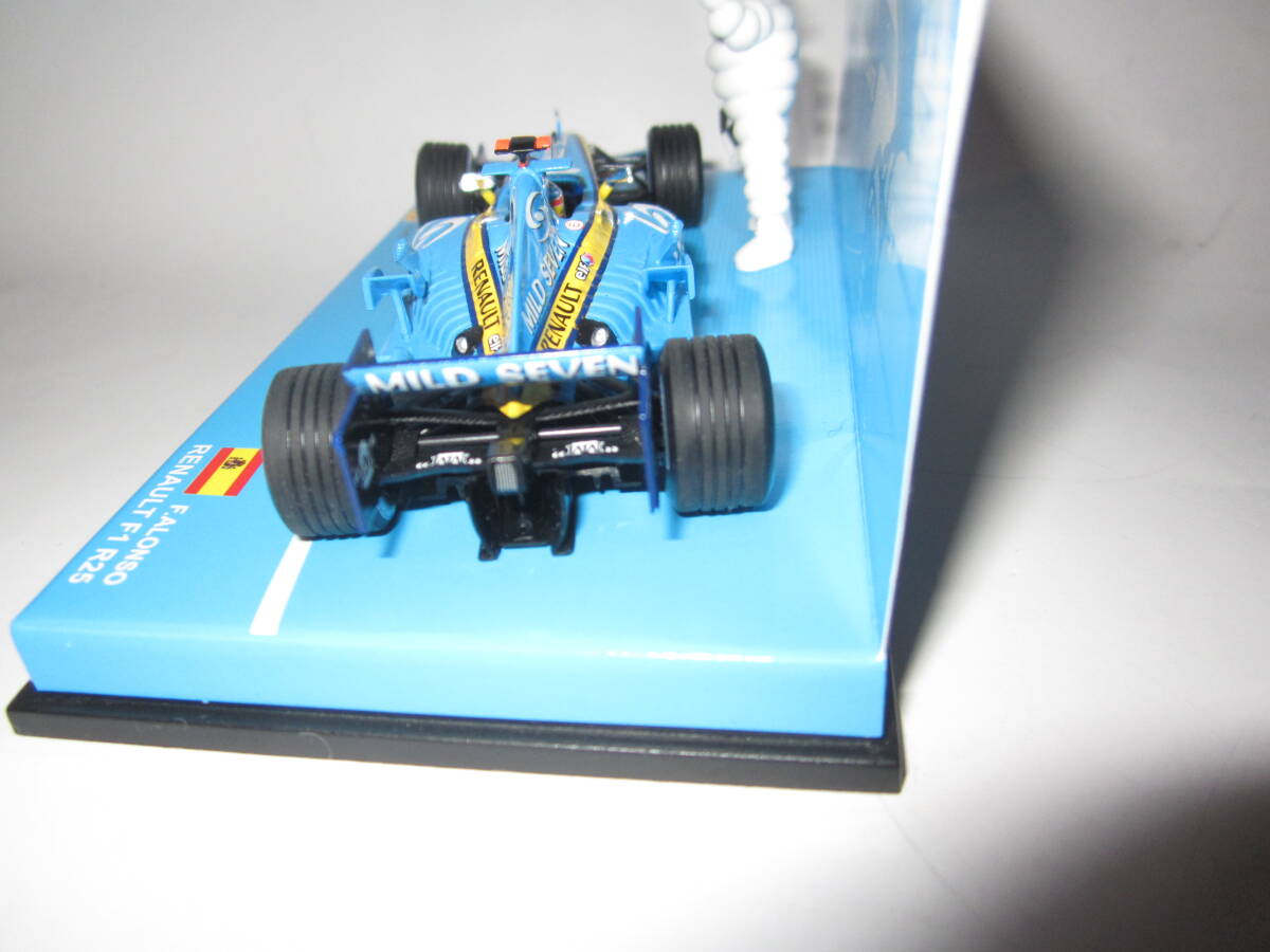 即決 PMA ミニチャンプス ミシュラン特注912臺限定 1/43 ルノー R25 №5 フェルナンド?アロンソ マイルドセブン仕様 アンテナ交換