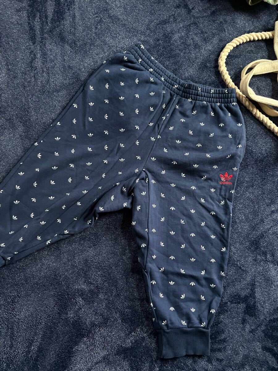 超美品 定価9,350円 アディダス adidas originals トレフォイル 日本限定モデル サルエルパンツ 7分丈 クロップド ジョガーパンツ sizeL