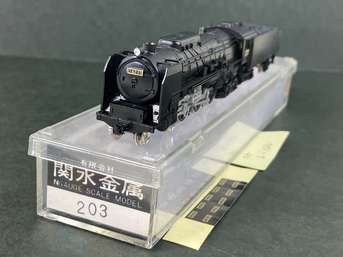 C62 つばめ kato ライト点灯動力動作確認済 ジャンク品 カトー KATO 203 C62 蒸気機関車 ライト非点灯仕様 Nゲージ