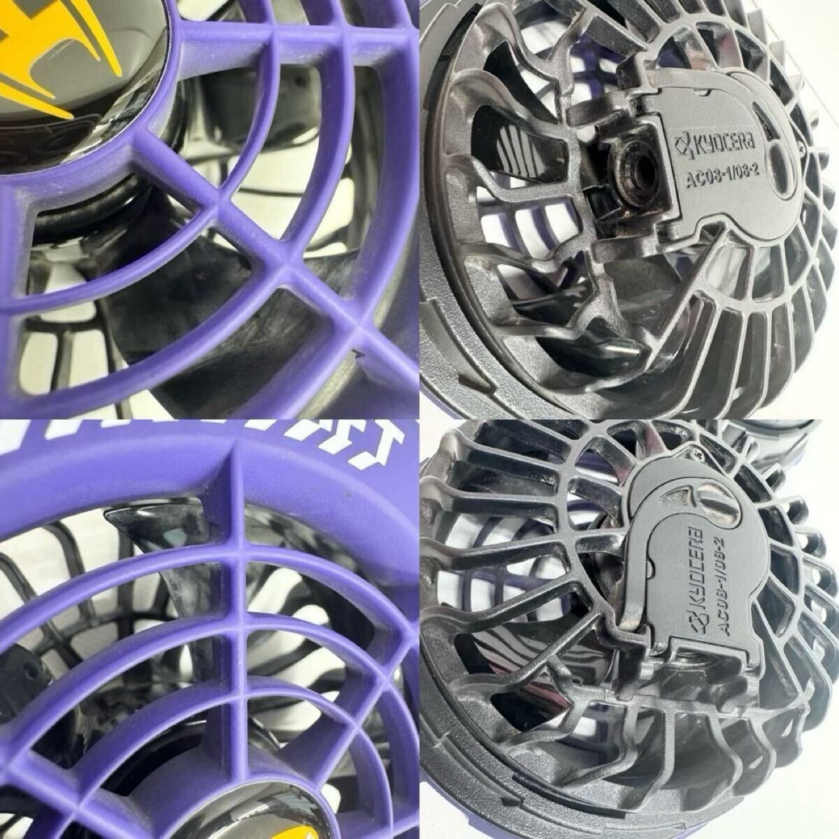 BURTLE AIR CRAFT バートル ファン?バッテリー?空調(diào)服セット AC08-1 FAN UNIT / AC08 Li-ion BATTERY 空調(diào)服/3XLサイズ