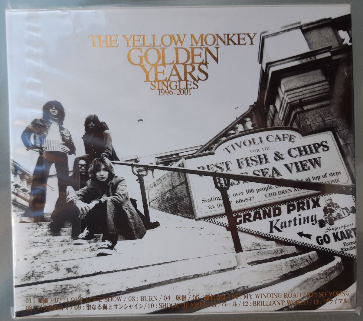CD:THE YELLOW MONKEY イエローモンキー/GOLDEN YEARS Singles 1996-2001 新品未開(kāi)封