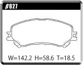 ACRE アクレ ブレーキパッド ユーロストリート フロント用 ルノー メガーヌ (2) MK4M MF4 MF4M H16.1～H17 FF 1.6/2.0L フロントBOSCH
