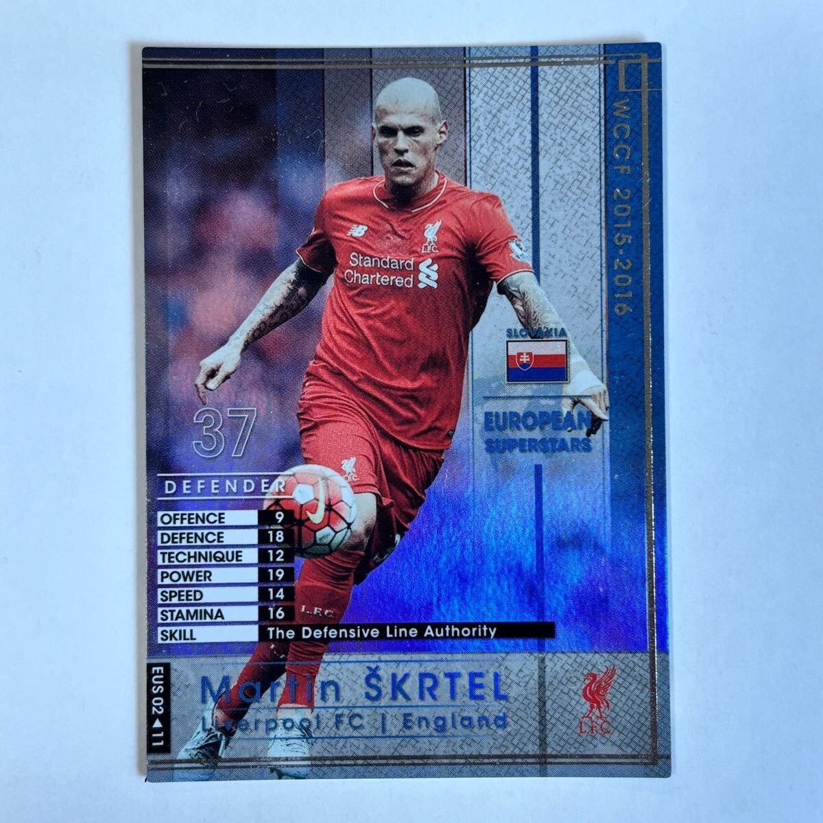 ?Panini WCCF 2015-2016 EUS マルティン?シュクルテル Martin Skrtel Liverpool ?四點(diǎn)落札で普通郵便送料無料?