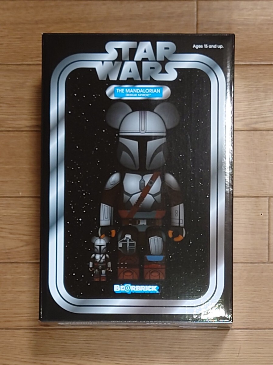 スターウォーズ BE@RBRICK MANDALORIAN BESKAR ARMOR 100％ & 400 マンダロリアン 新品未開封品