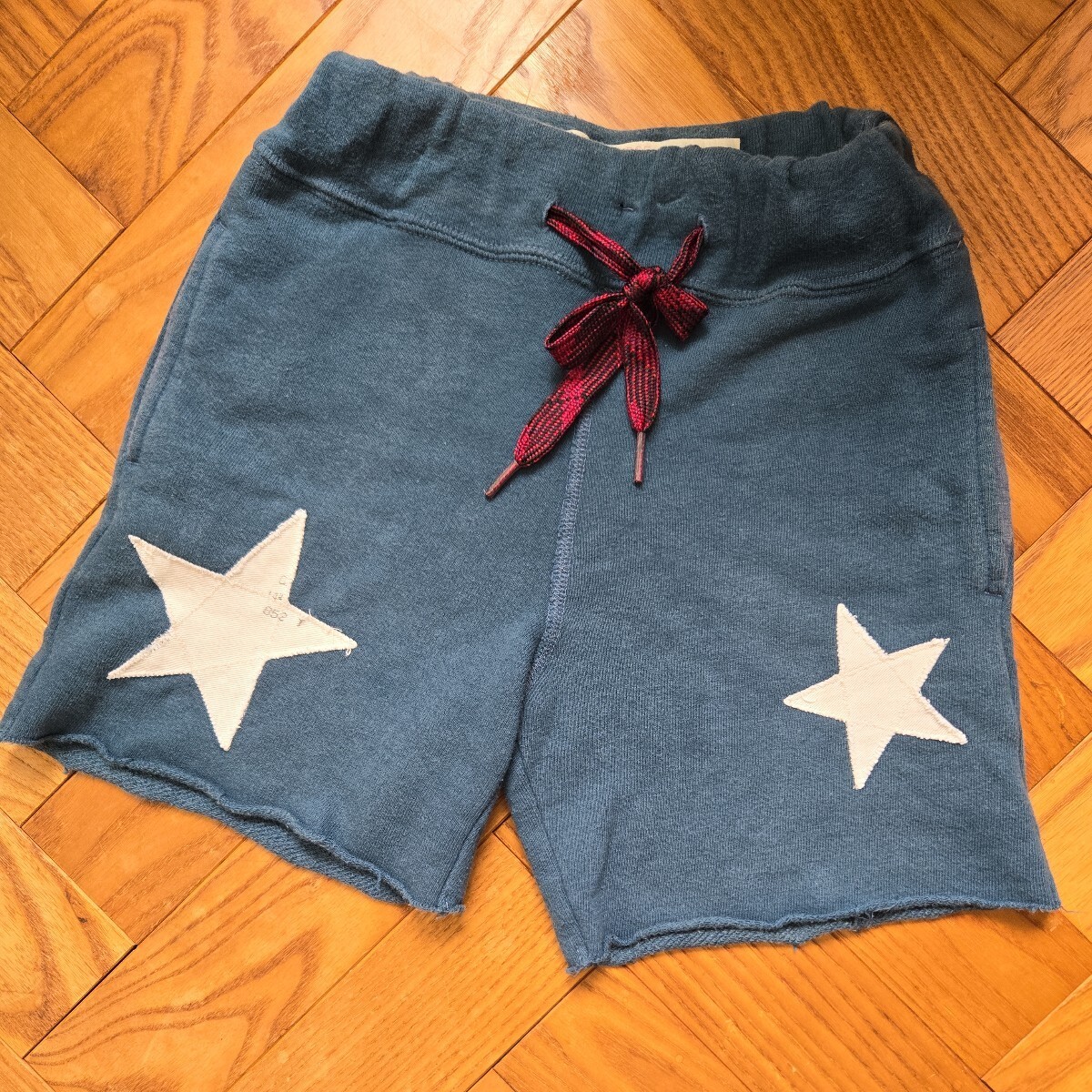 *used*デニム＆ダンガリー*120㎝*ショートパンツ*ハーフパンツ*星柄*スター*DENIM DUNGAREE*Fith社*go to hollywood*