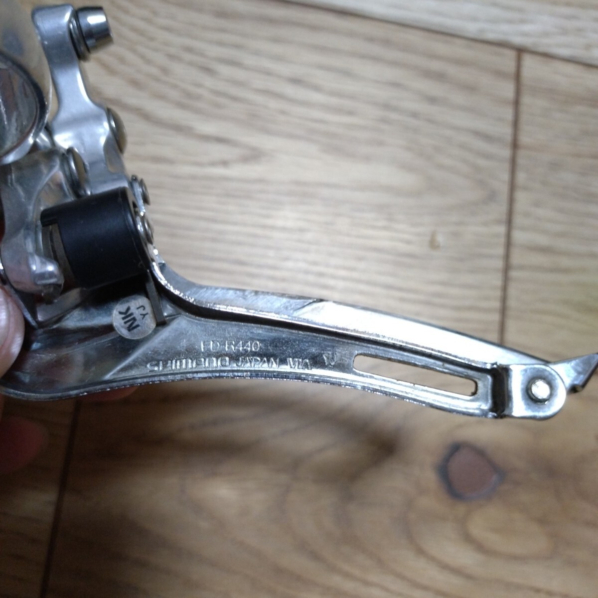 【値下げ】シマノ フロントディレイラー SHIMANO FD-R440　シルバー　オールド　マウンテン　ヴィンテージ