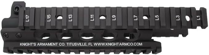 WiiTech東京マルイ次世代MP5A4/A5対応 ナイツ KAC MP5 RASタイプ レイルハンドガード 20mmレールマウント セット