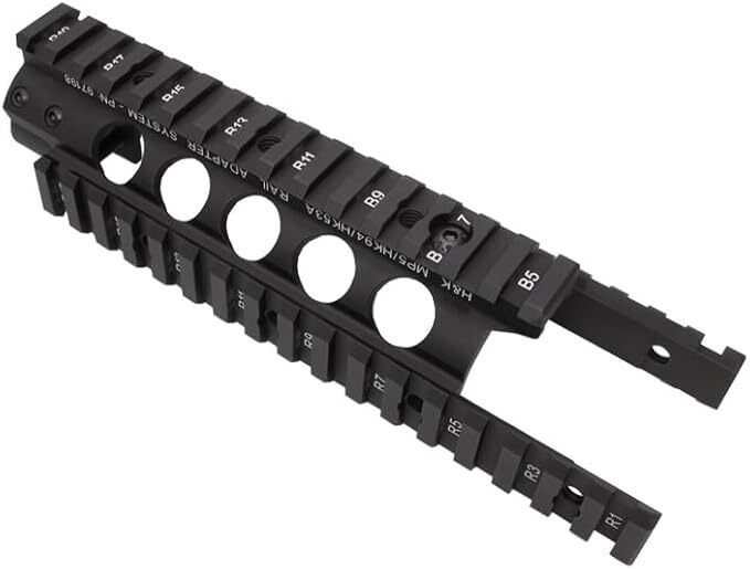 WiiTech東京マルイ次世代MP5A4/A5対応 ナイツ KAC MP5 RASタイプ レイルハンドガード 20mmレールマウント セット
