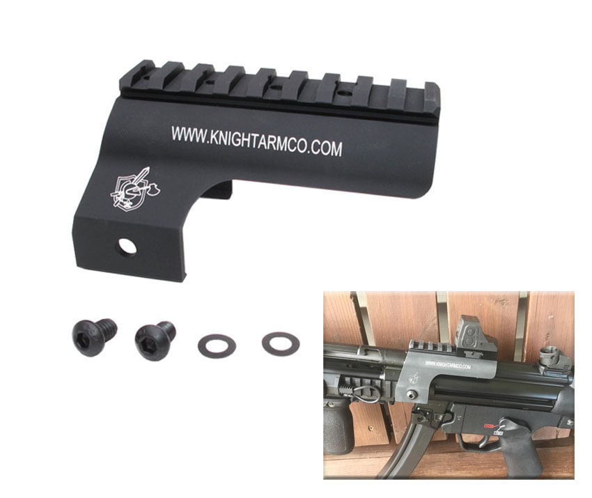 WiiTech東京マルイ次世代MP5A4/A5対応 ナイツ KAC MP5 RASタイプ レイルハンドガード 20mmレールマウント セット