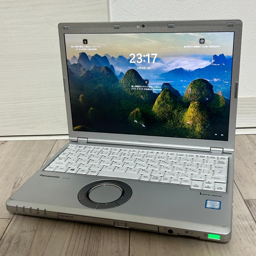 お手頃価格信頼の國産CF-SZ6 第7世代i5 SSD256GB Win11 N