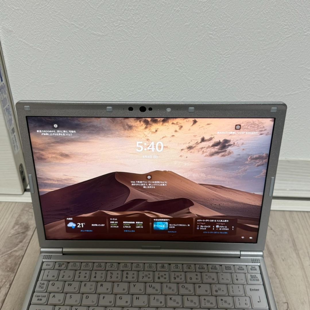 【國(guó)産初心者向け】レッツノートi58GSSD256G12.1カメラ N