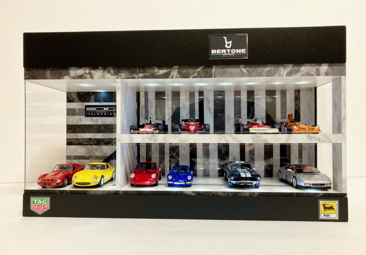 1/43仕様・リアル樹木付LW・2層式ディスプレーBOX /LED付ネオジオラマ 1/43仕様・リアル樹木付LW・2層式ディスプレーBOX /LED付ネオ