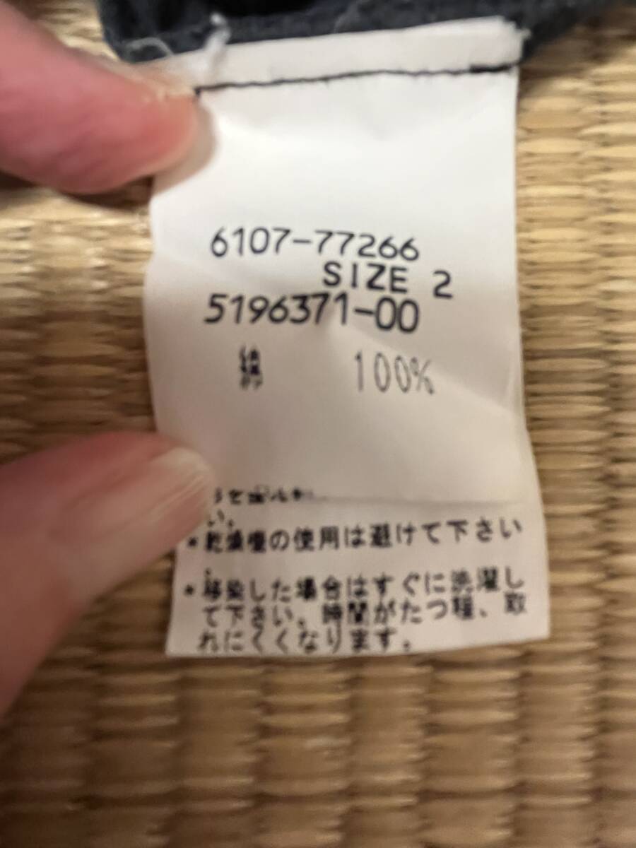 LIPSTAR リップスター 七分袖 Tシャツ サイズ2 黒 日本製 綿100%_画像5
