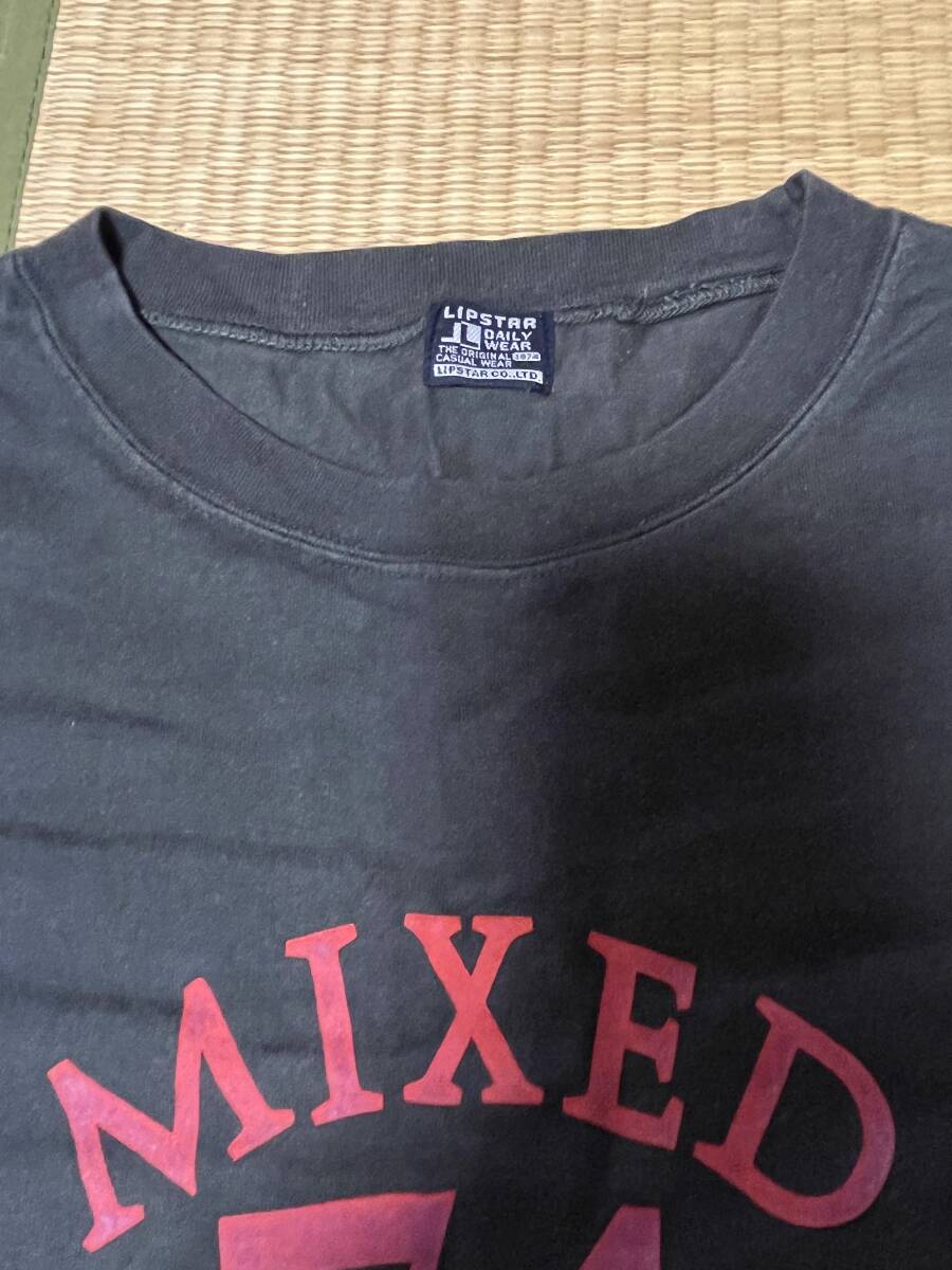 LIPSTAR リップスター 七分袖 Tシャツ サイズ2 黒 日本製 綿100%_画像3