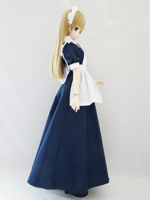 DD/スマートドール(S)　ロングメイド/パフスリーブ（紺）