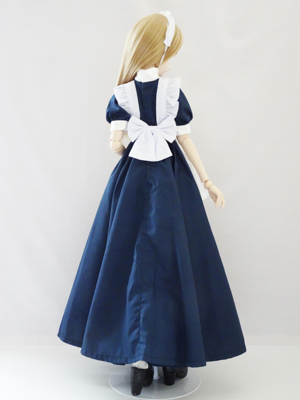 DD/スマートドール(S)　ロングメイド/パフスリーブ（紺）