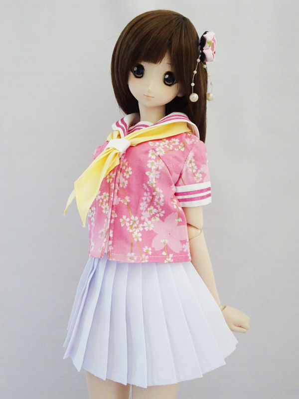 DDdy　和柄の半袖セーラー服