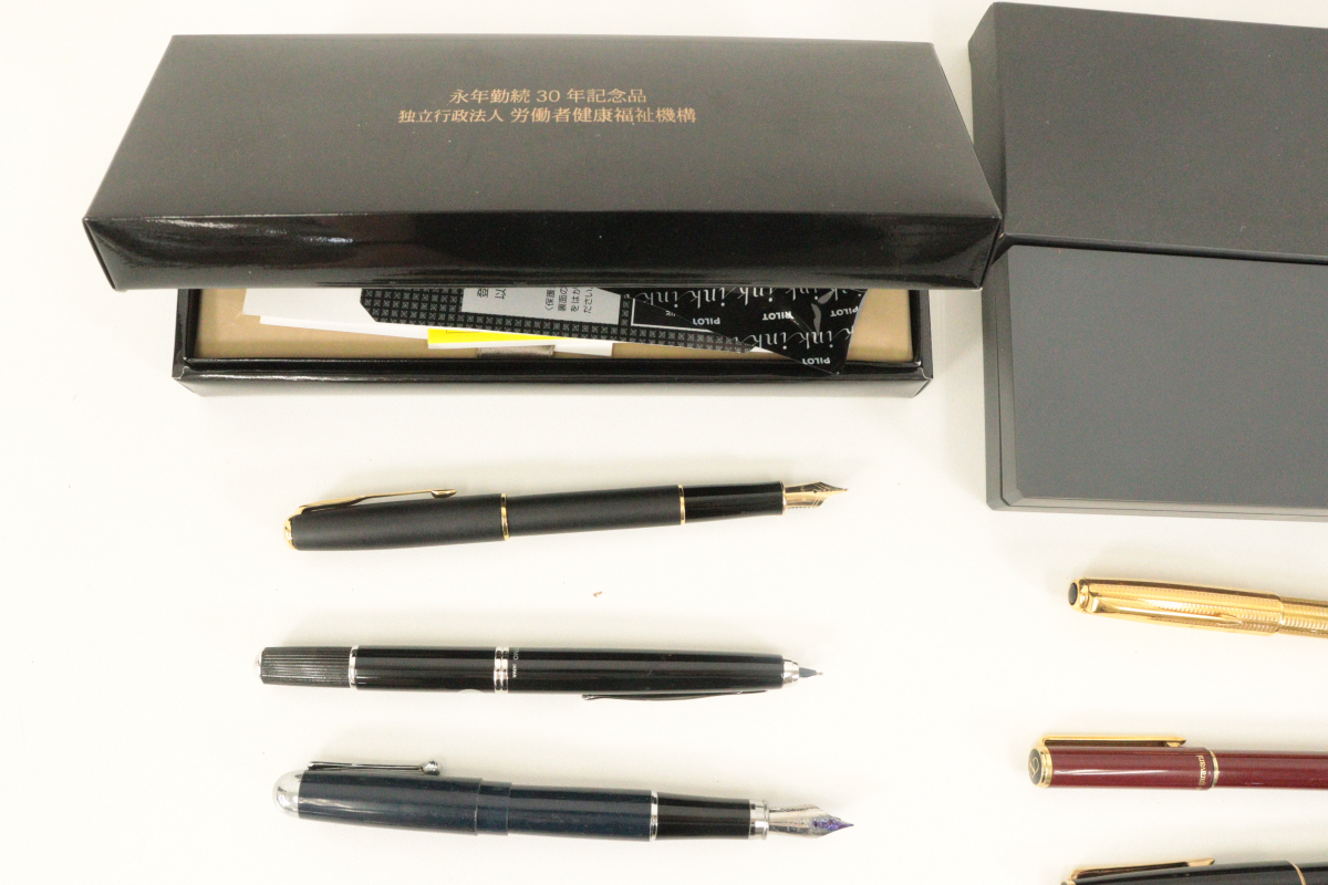 ★【18K刻印含む】萬(wàn)年筆 ボールペンまとめ PILOT PARKER valentinogaravani 文房具 筆記用具 コレクション アンティーク_BIR_C0613-I012