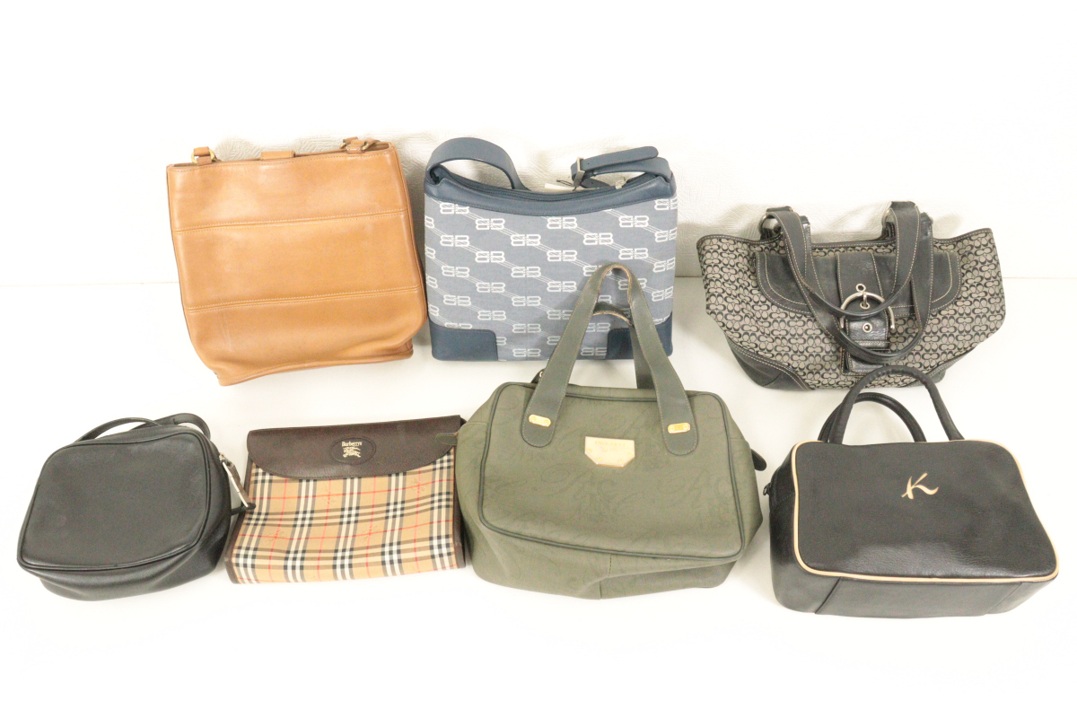 ★ブランドバッグ まとめ COACH BALENCIAGA Kitamura Burberrys NINA RICCI SalvatoreFerragamo ハンドバッグ ブランド品 _AIR_C0624-I006