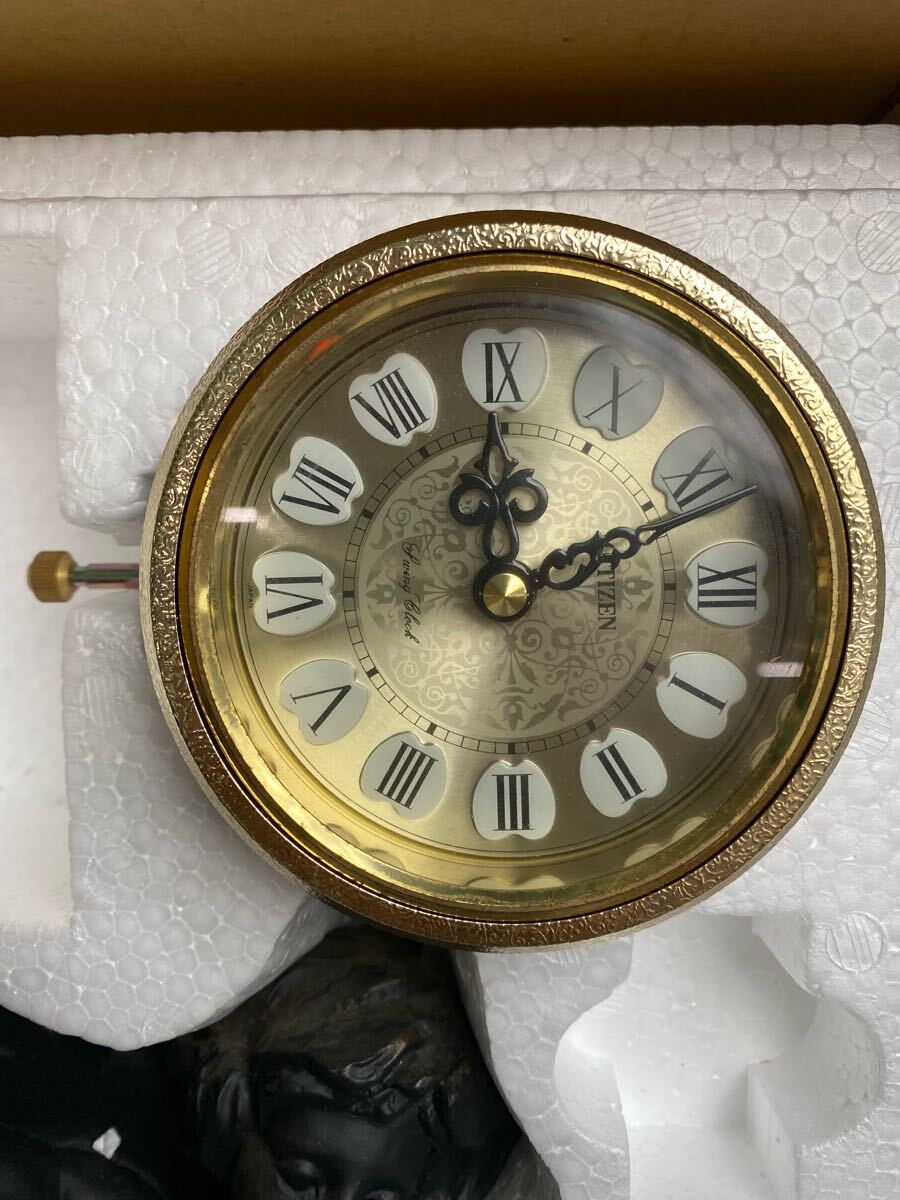 置時計 シチズン CITIZEN 6RP007 豊穣の女神　スイング　クロック　樹脂制