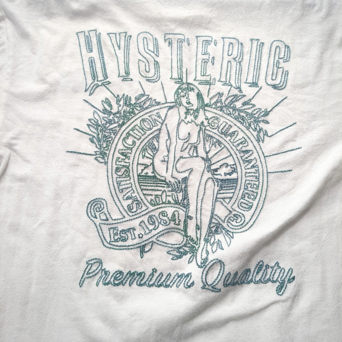HYSTERIC GLAMOUR 刺繍 Tシャツ XS ヒステリックグラマー ロック メンズ　レディース