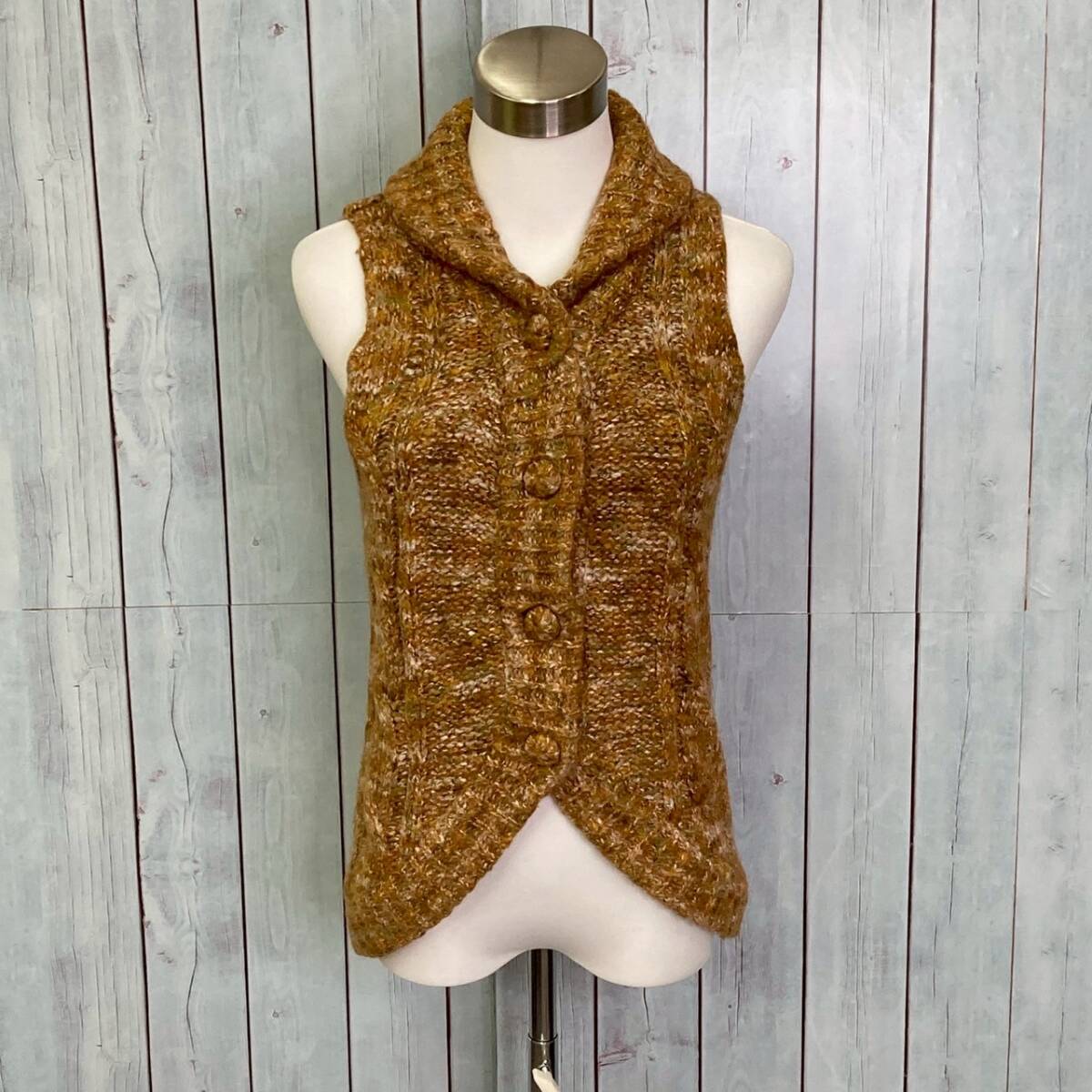 COEN★コーエン★ニットベスト★サイズM　E-22_画像2