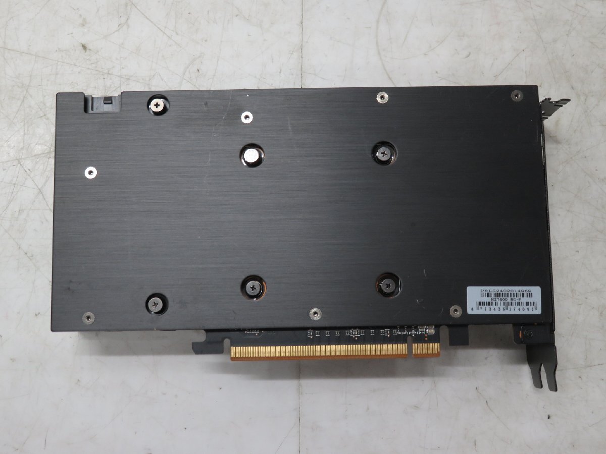 グラフィックボード PowerColor Radeon RX7600 8GB (RX7600 8G-F) ジャンク P65285