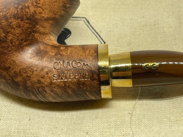 送料無料 パイプ CHACOM シャコム・スキッパー４１ブラウン #42170_画像8