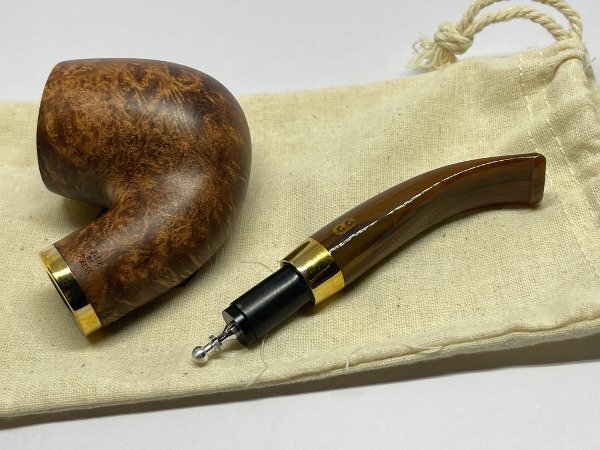 送料無料 パイプ CHACOM シャコム・スキッパー４１ブラウン #42170_画像9