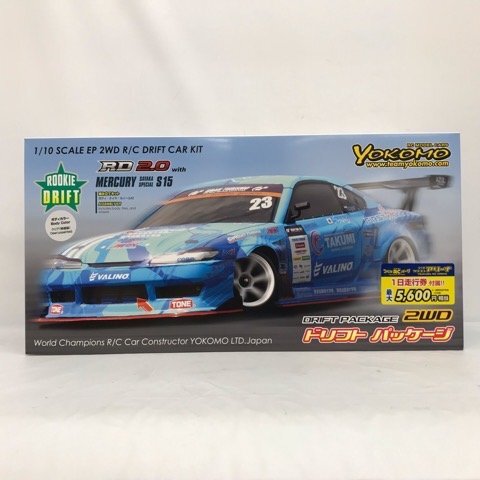 【未開(kāi)封】1/10 ドリフトパッケージ2WD Mercury SAYAKA Special S15 組み立てキット ※つくばRCパーク1日走行券付屬 53H04522401