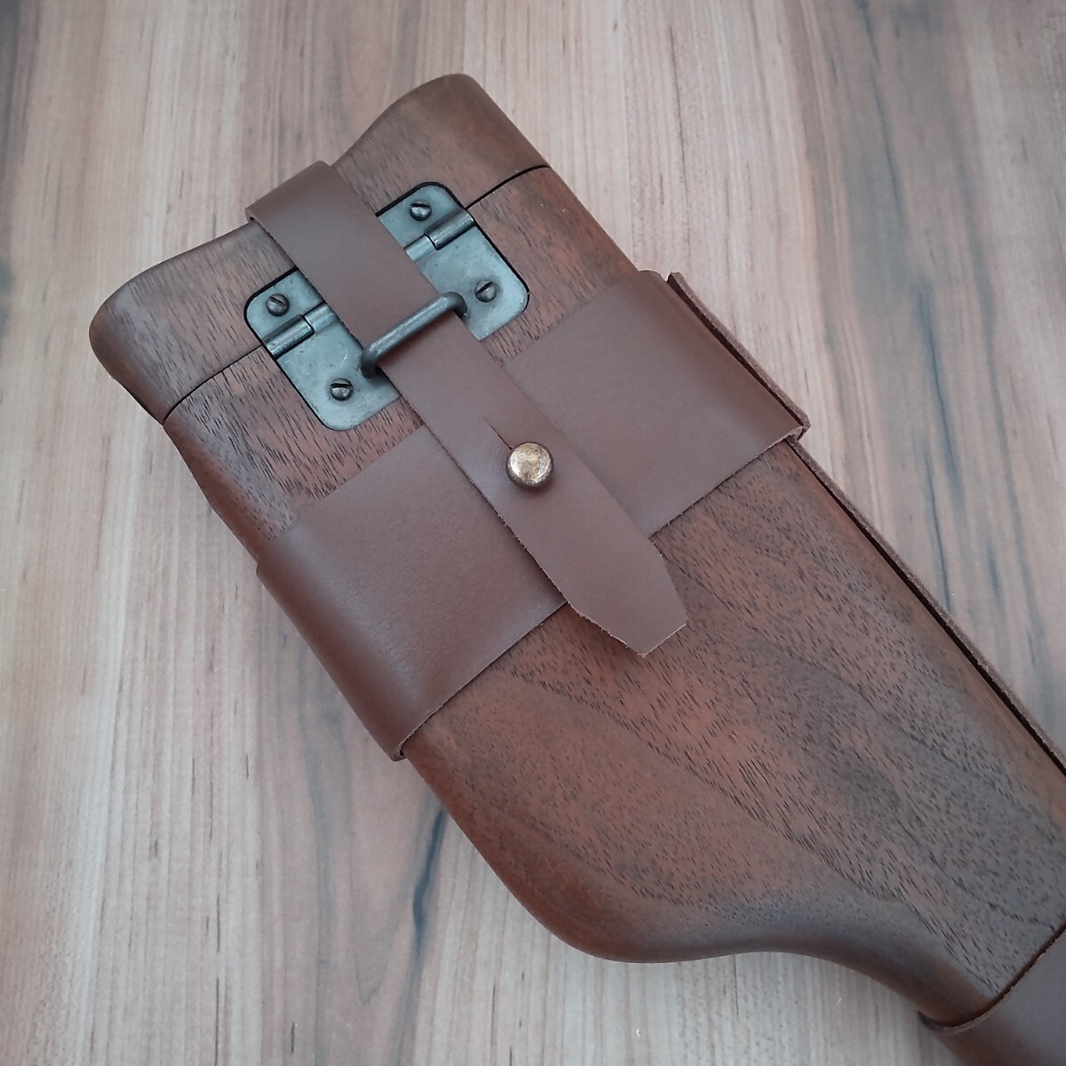 ハンドメイド品 革製ショルダーハーネス マルシンM712ストックホルスター対応 レザー製ショルダーハーネス マルシン モーゼルM712 ストック