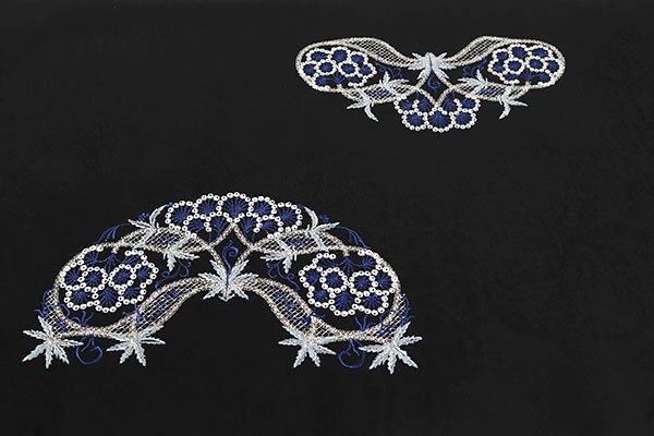 【和游館】ONK1559　仕立付！西陣『大光』謹制地紋刺繍入り九寸名古屋帯　オールシーズン