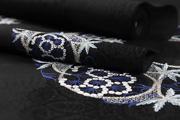 【和游館】ONK1559　仕立付！西陣『大光』謹制地紋刺繍入り九寸名古屋帯　オールシーズン