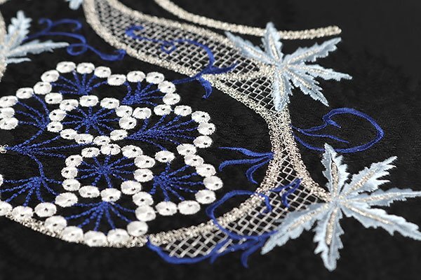 【和游館】ONK1559　仕立付！西陣『大光』謹制地紋刺繍入り九寸名古屋帯　オールシーズン