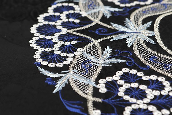 【和游館】ONK1559　仕立付！西陣『大光』謹制地紋刺繍入り九寸名古屋帯　オールシーズン